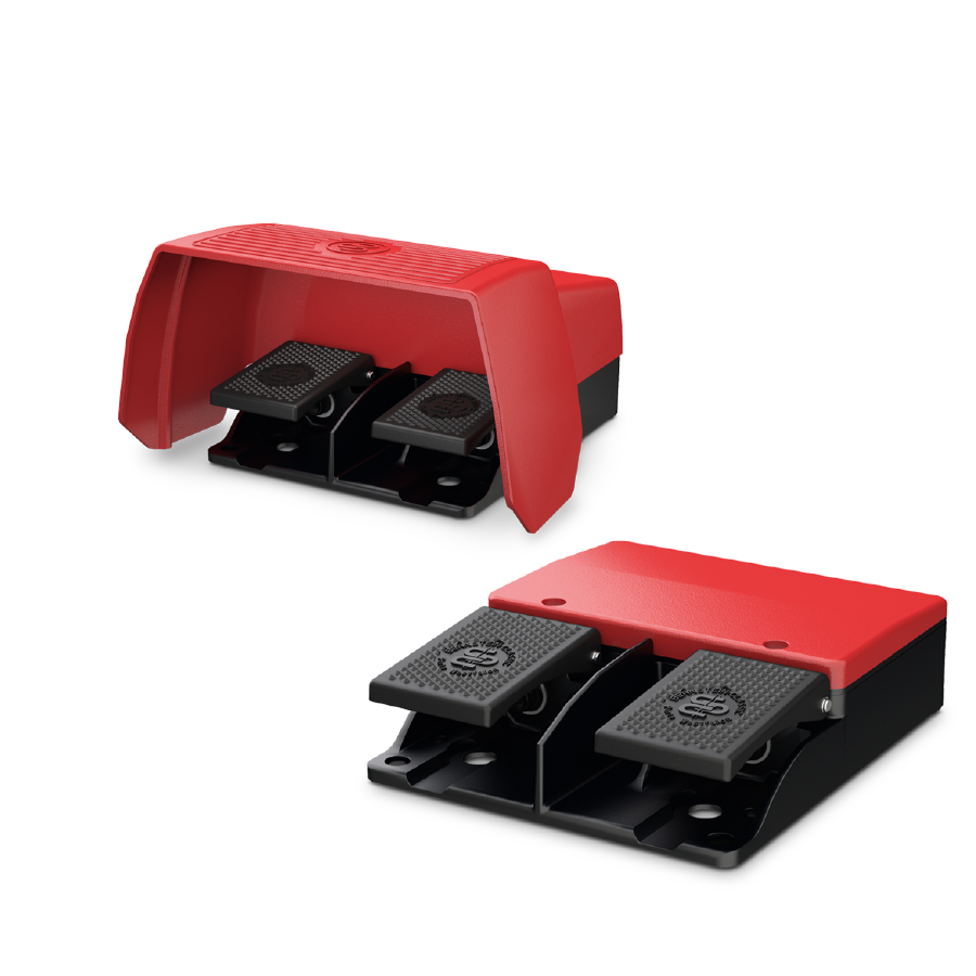 Bernstein F2-SU1Z/SU1Z UN - Dual Pedal Foot Switch with protective shroud